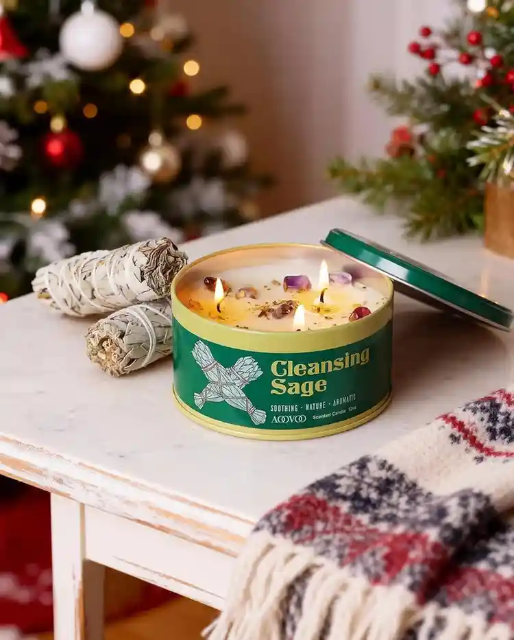 AOOVOO Sage Candle for Cleansing 