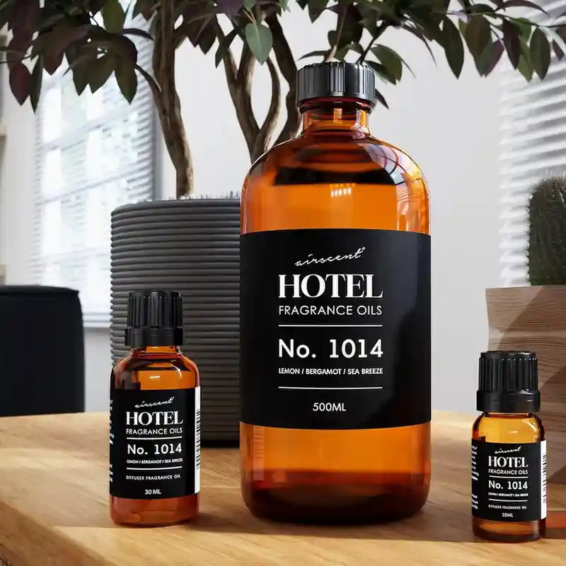 AirScent Hotel Diffuser Oil No. 1014 Inspired by The Iconic 5-Star Hotel Coastal Blend - Lemon Bergamot Sea Breeze - 10 mL