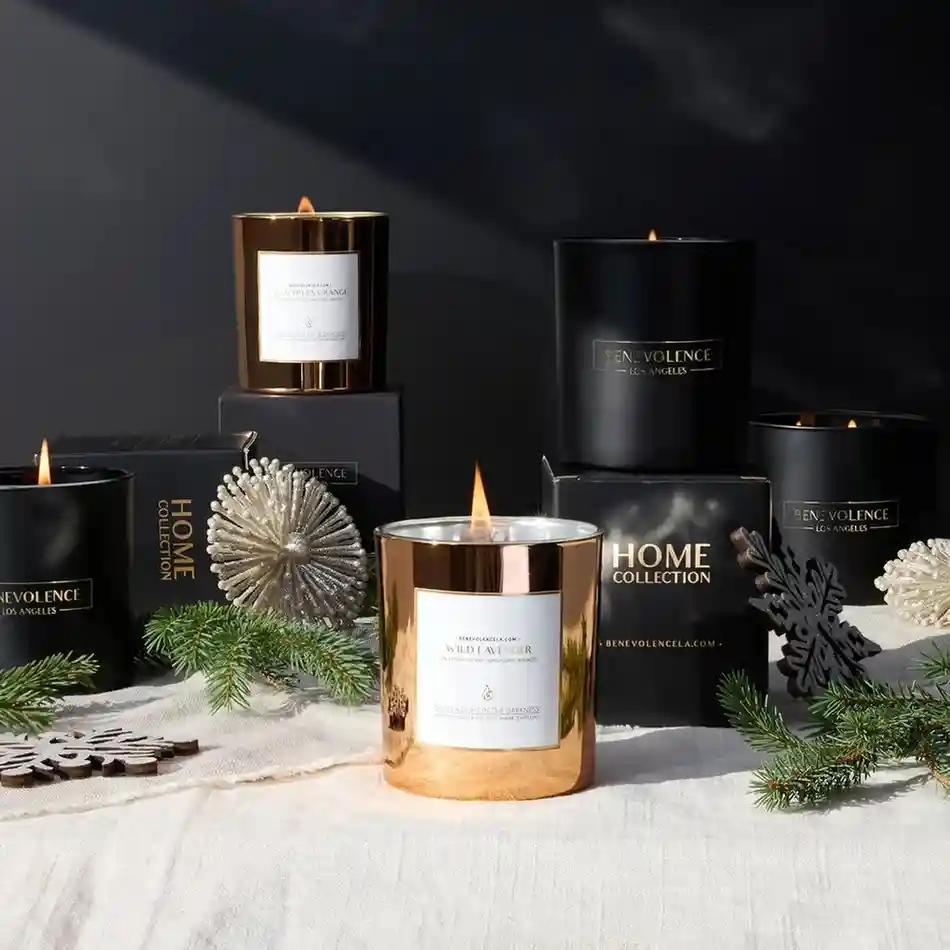 Benevolence LA Wild Lavender Wood Wick Candle 