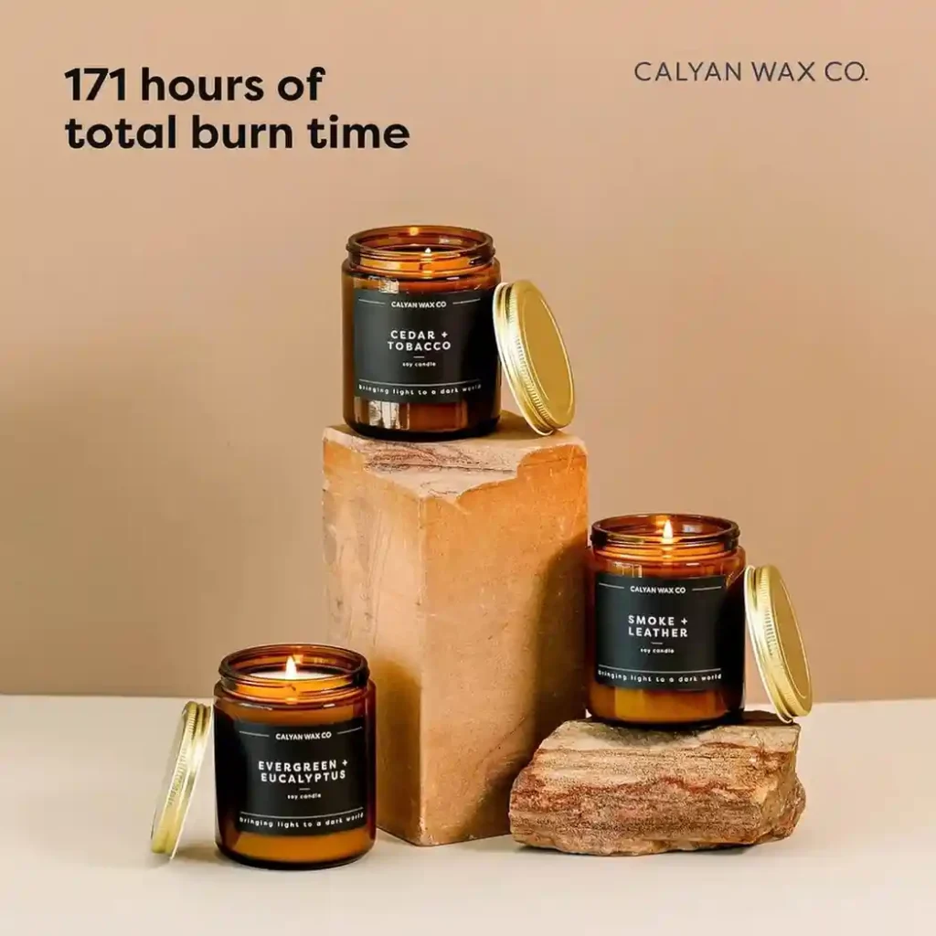 Calyan Wax Co. Masculine Scented Candle