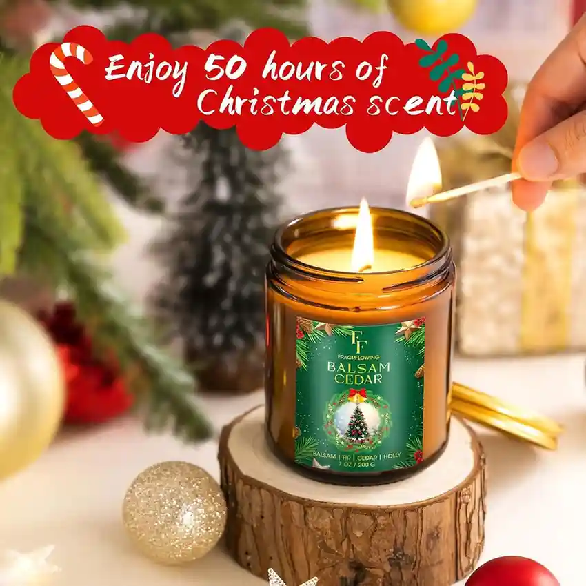 Christmas Candles Set, Scented Candles for Home