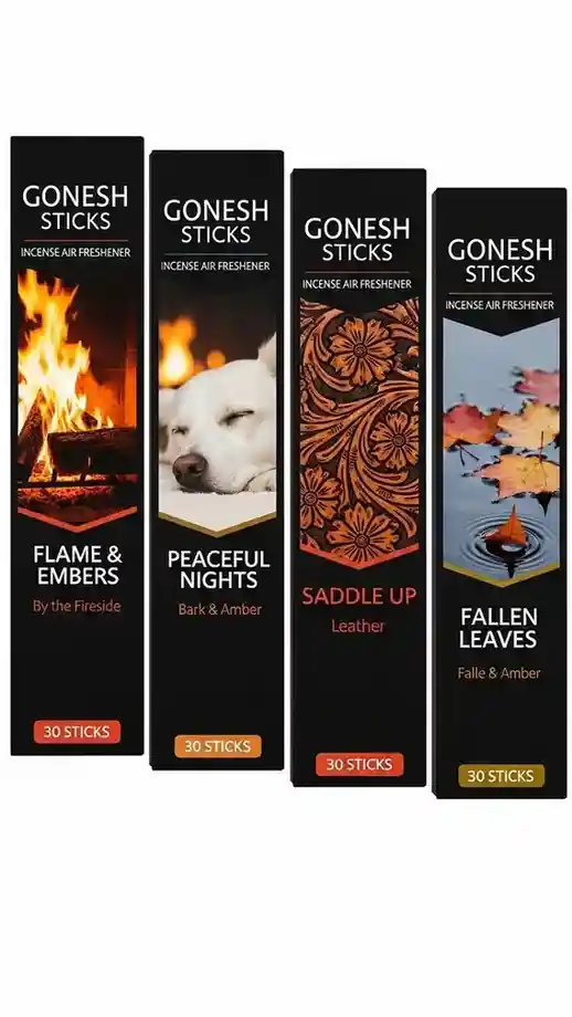 Gonesh Scents of Fall - Incense Sticks Variety Pack