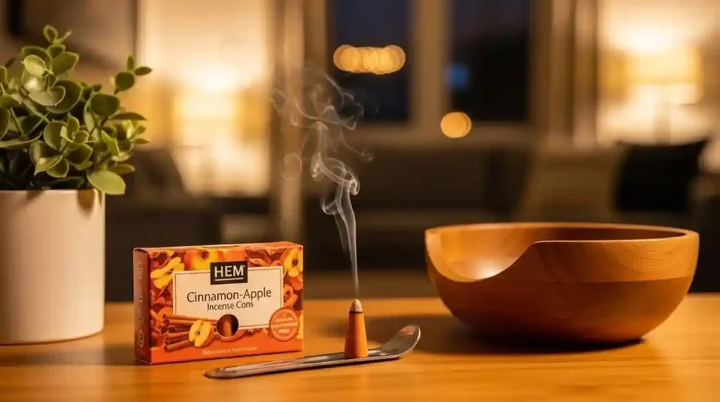 HEM Apple Cinnamon Incense Cones  Case of 12 Boxes