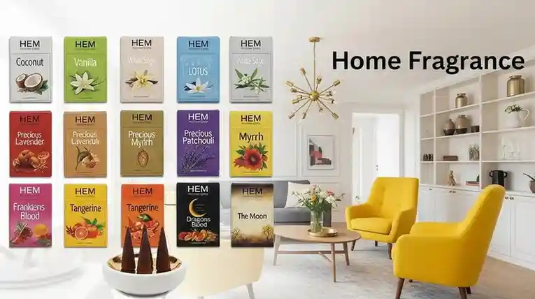 HEM Assorted Incense Cones – Pack of 12 Scents