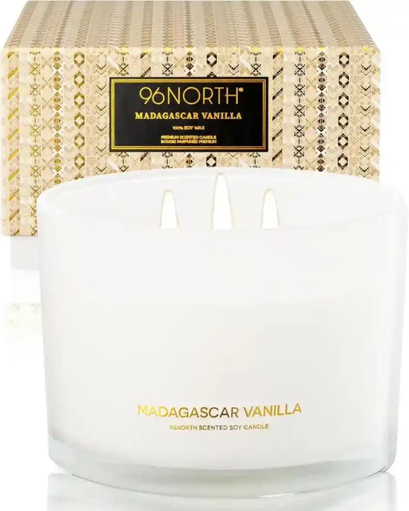  Luxury Vanilla Soy Candles  Large 3 Wick Jar Candle 