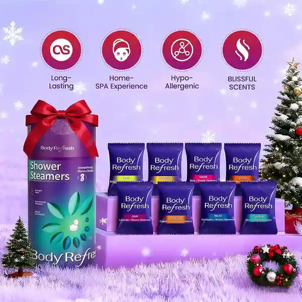 Shower Steamers Aromatherapy - Birthday Gifts for Women, 8 Pack Shower Bombs, Self Care Home Spa Relaxation Gifts