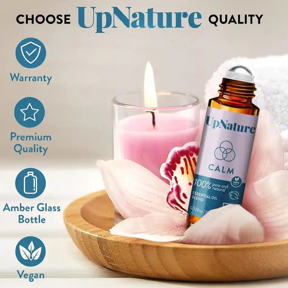 UpNature Calm Essential Oil Roll On - Stocking Stuffers for Teen Girls and Women