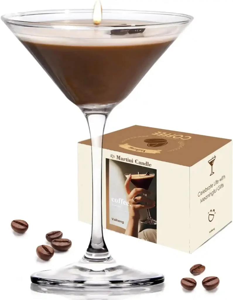 Vaiheng Martini Coffee Candles Gifts for Women
