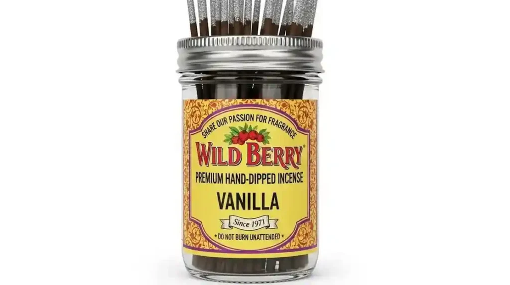 Wild Berry Incense Sticks Warm Vanilla Bean
