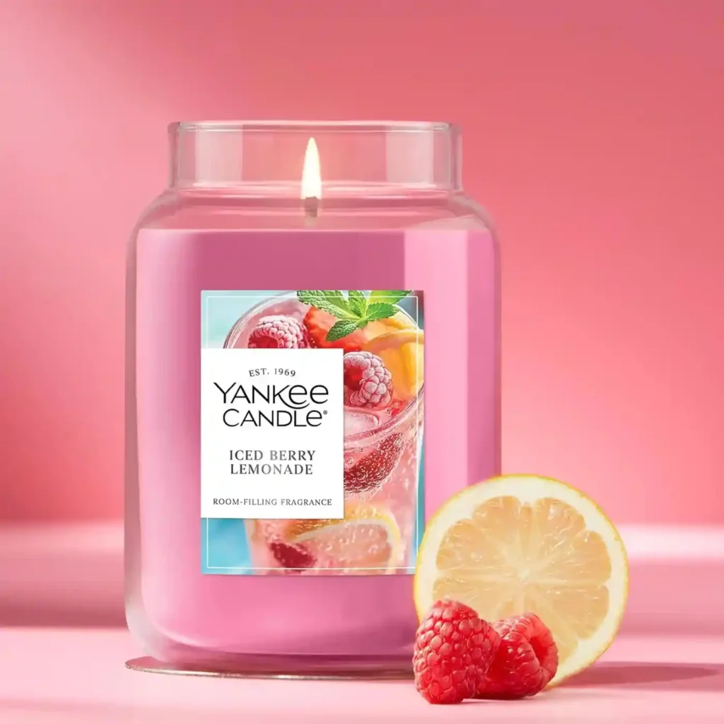 Yankee Candle Iced Berry Lemonade, Scented Candle