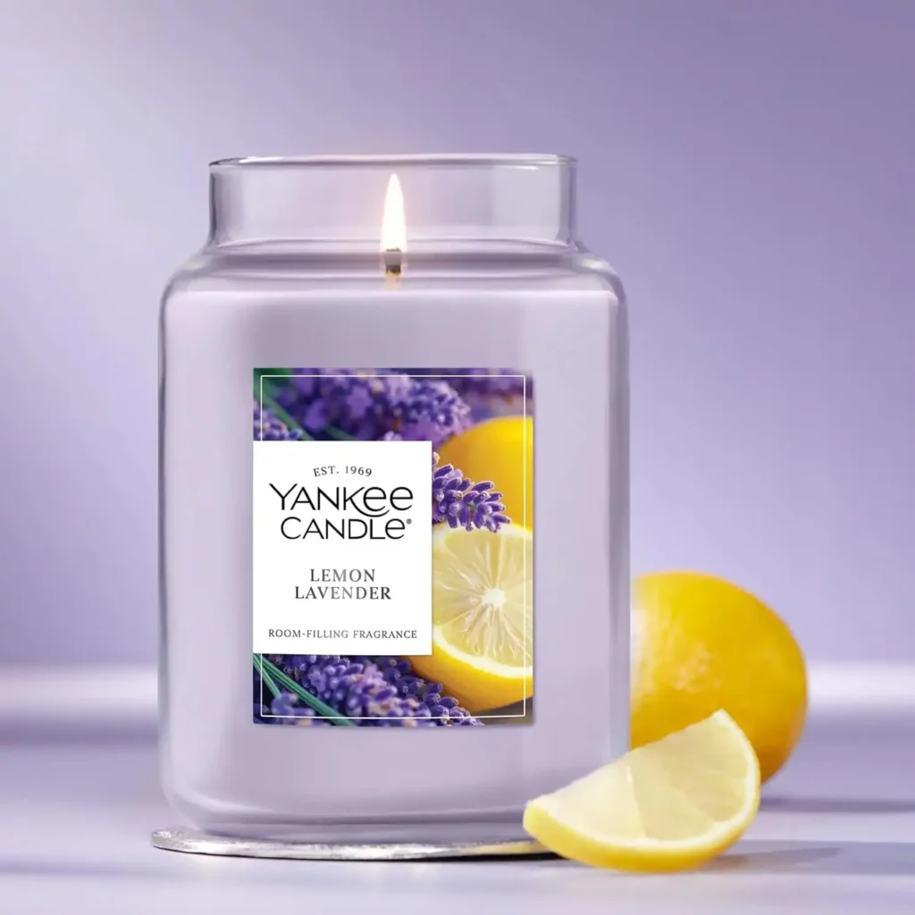 Yankee Candle Lemon Lavender, Scented Candle,
