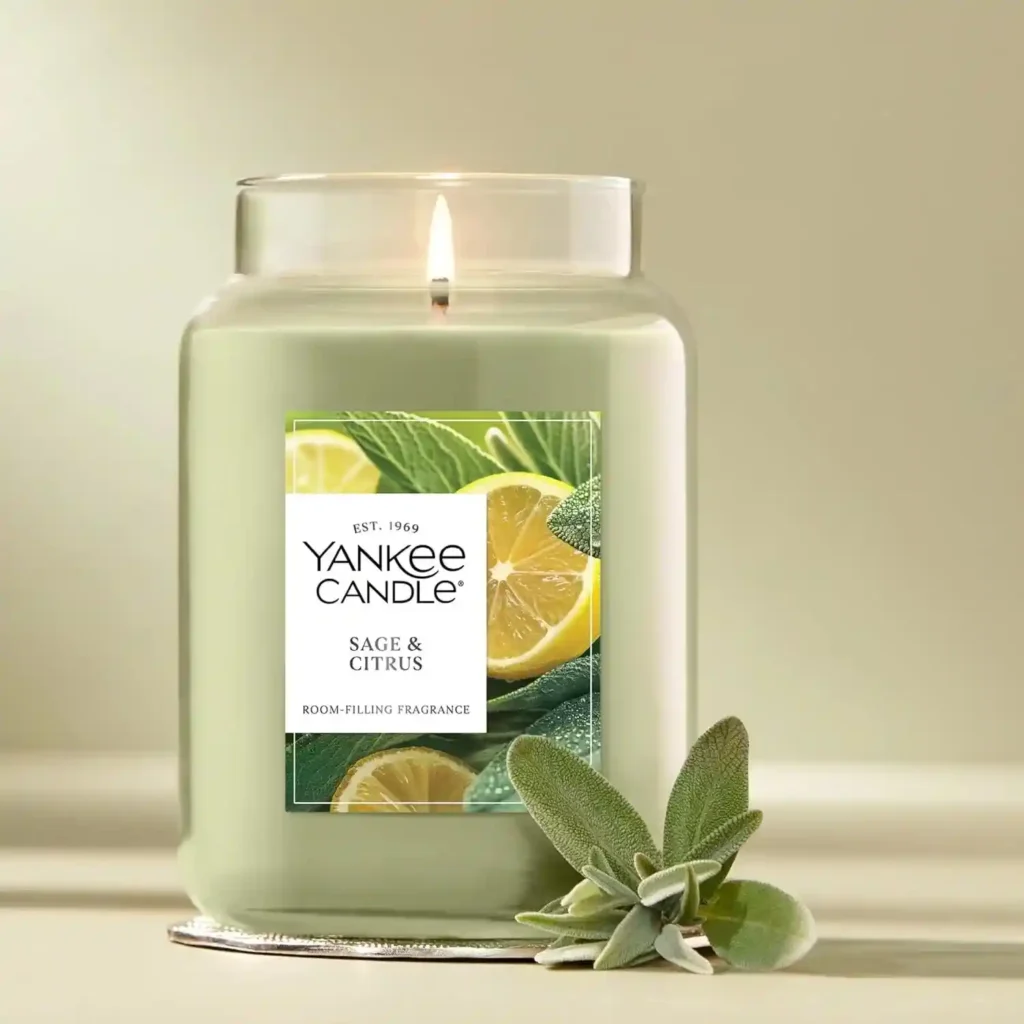 Yankee Candle Sage & Citrus, Scented Candle