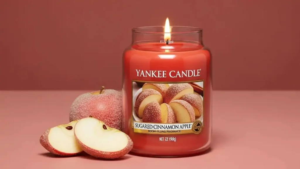 Yankee Candle Sugared Cinnamon Apple, Scented Candle,